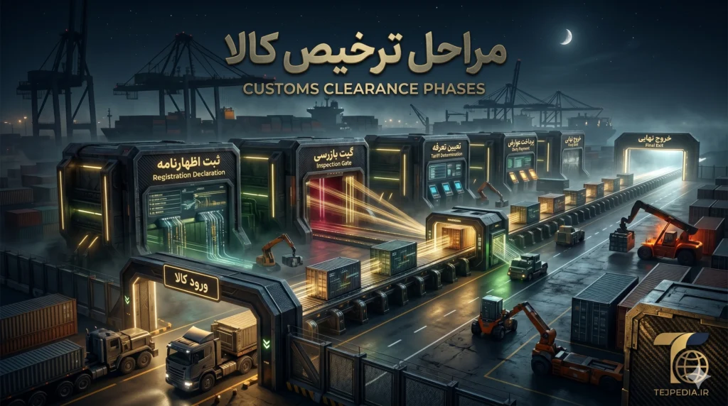 مراحل ترخصی کالا از گمرک